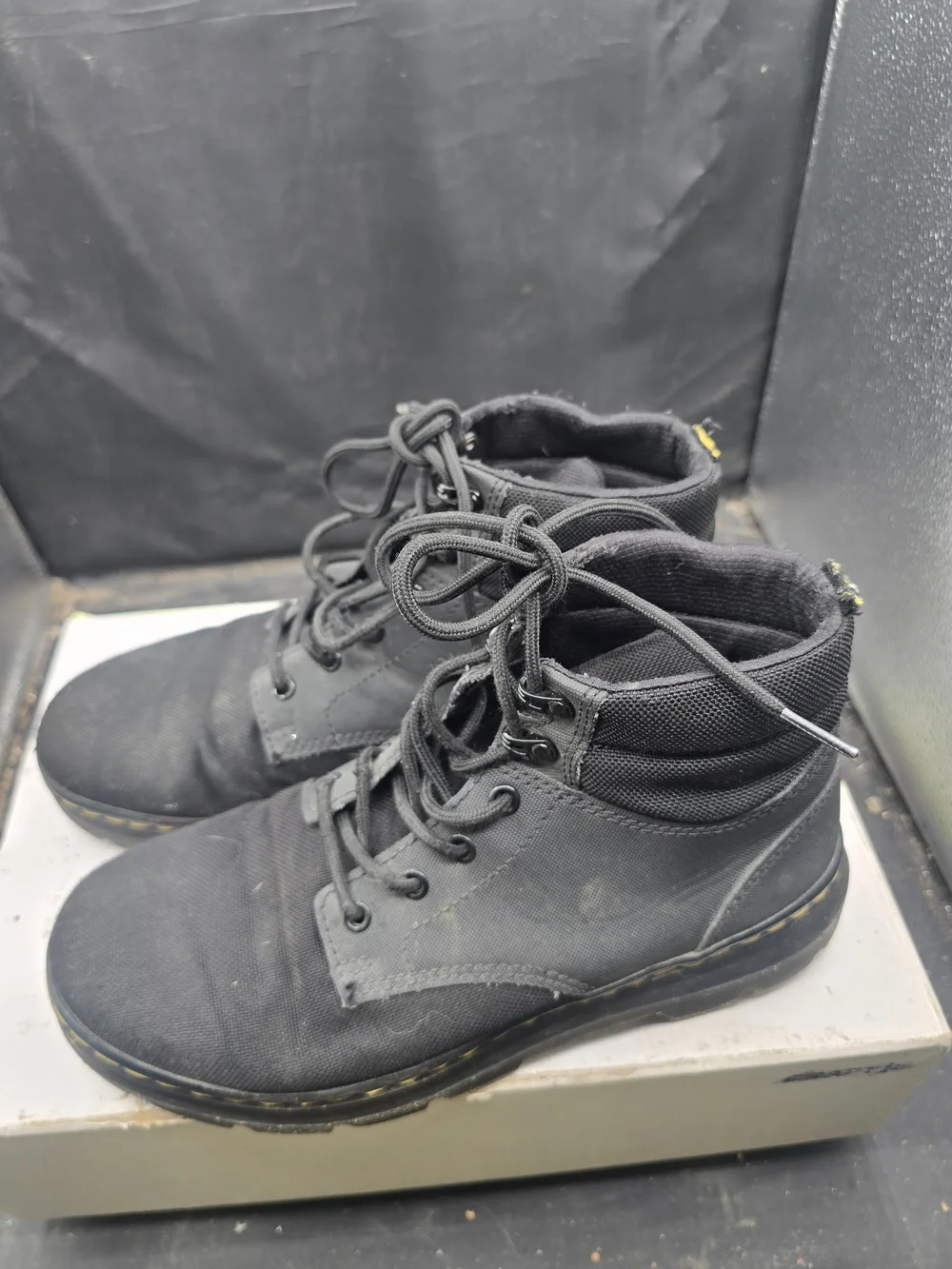 Dr. Martens black canvas